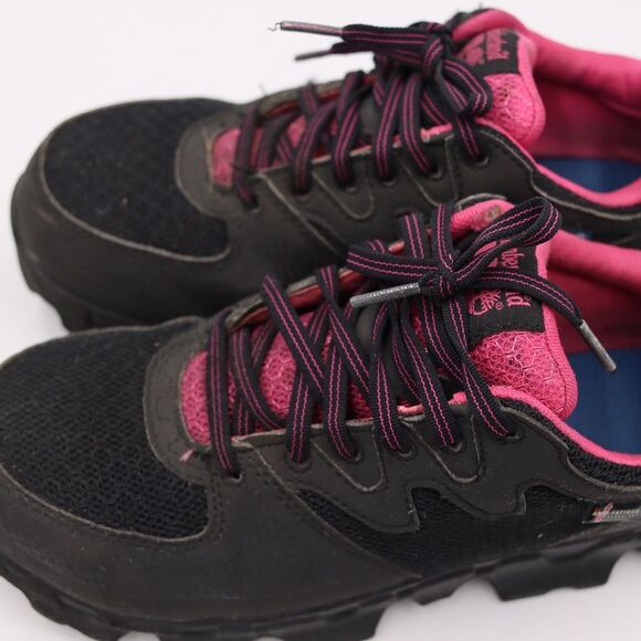 Women's Timberland PRO Powertrain Black/Pink Alloy Safety Toe Sneaker - Size 7 - Picture 9 of 16